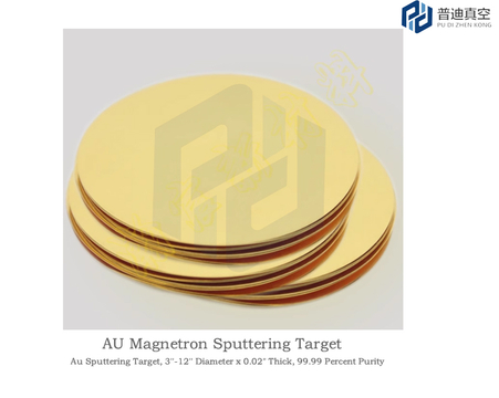 PUDIVAC Sputtering Targets-Metal Au