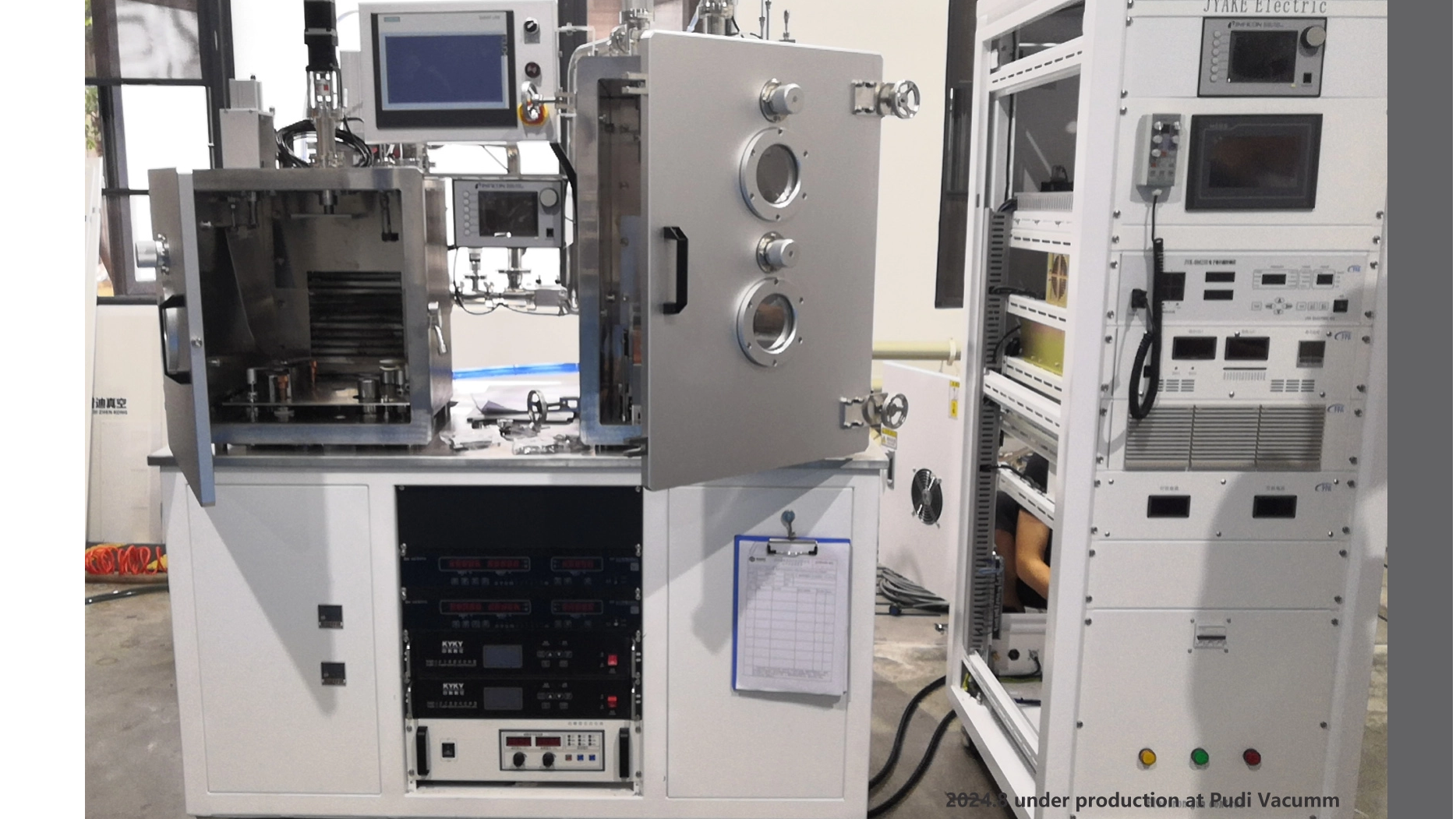Double Chamber Electron Beam Evaporation Coating System 