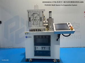 【Examples of Delivered Evaporator PD-400S】PUDIVAC Thermal Evaporator support Co-evapation